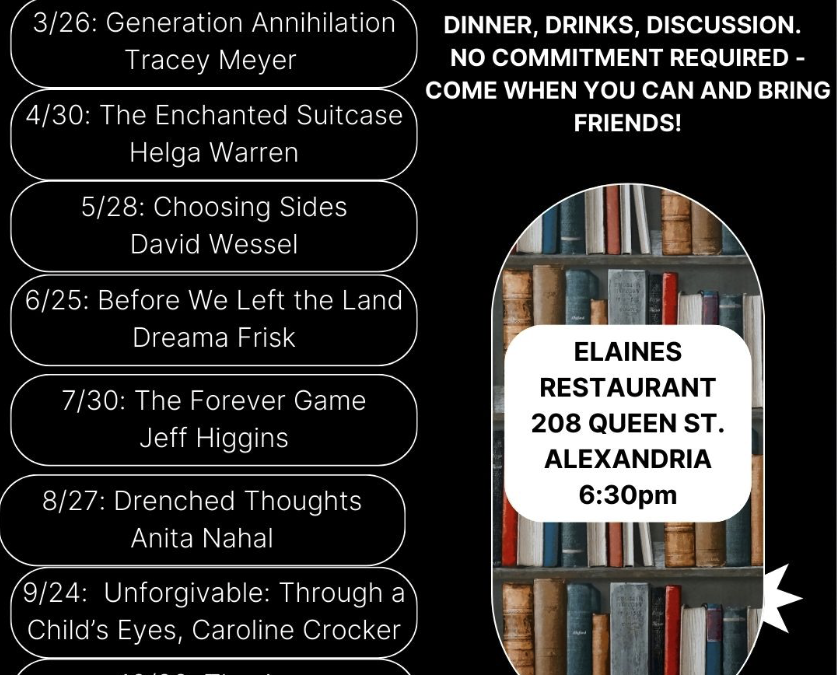 Book Signing at Elaine’s Restaurant